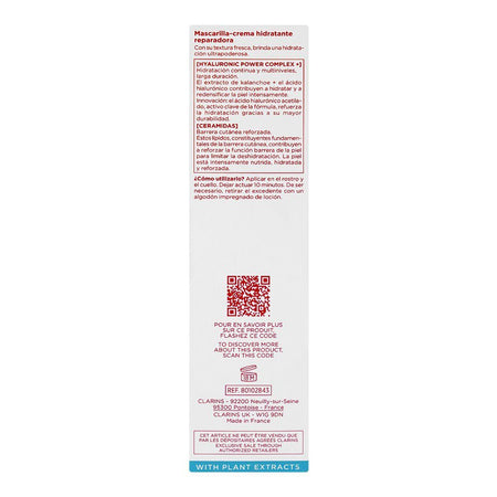 Clarins Paris Hydra-Essentiel Moisturizer And Quenches Restoring Cream Mask, Glycerin, For Radiant Skin, 75ml - Image 4