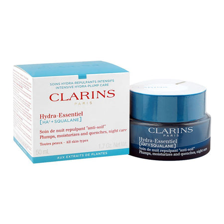 Clarins Paris Hydra-Essentiel HA2+Squalane Night Cream 50ml - Main Image