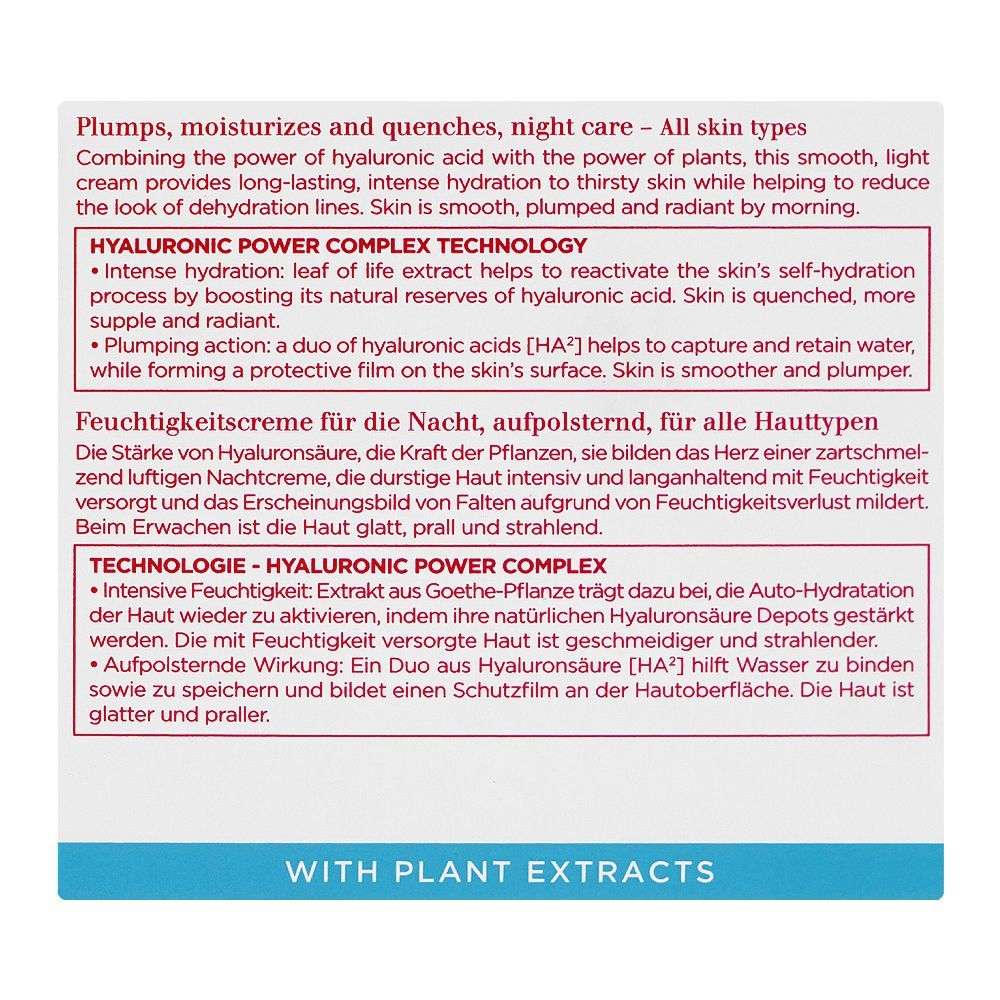 Clarins Paris Hydra-Essentiel HA2+Squalane Plump, Moisturizer And Quenches Night Care Cream, Glycerin, Citric Acid, For All Types Of Skin, 50ml - Image 4