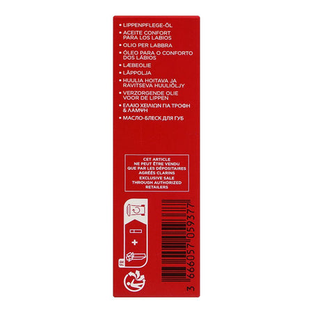 Clarins Paris Lip Comfort Oil With Sweetbriar Rose Oil, 02 Raspberry, 7ml - Image 4