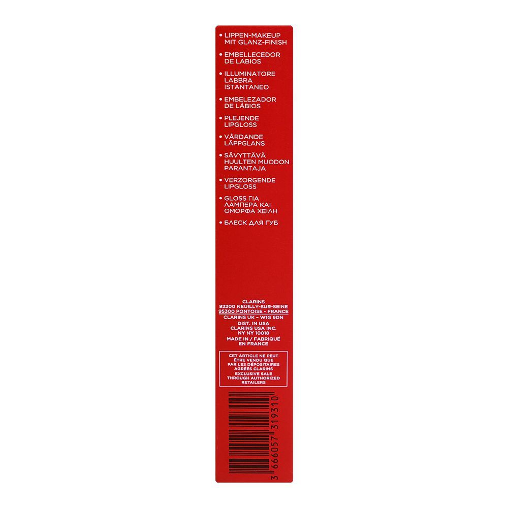 Clarins Paris Lip Perfector Balm With Shea Butter, 23 Pomegranate Glow, 12ml - Image 3
