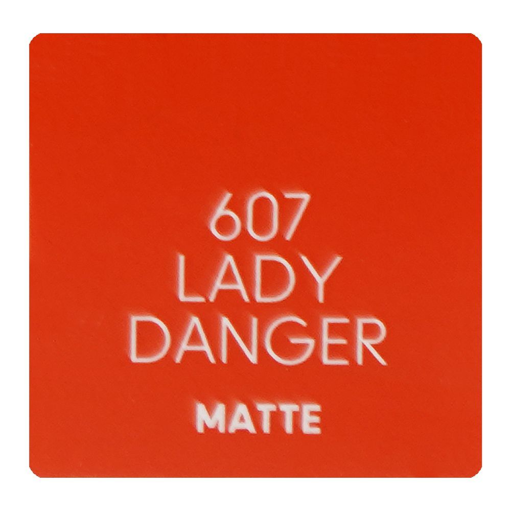 Mac Macximal Matte Lipstick, 607 Lady Danger, 3.5g - Image 6
