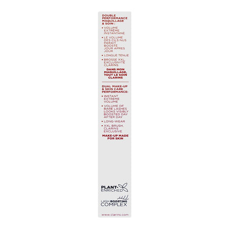 Clarins Paris Wonder Volume XXL Mascara, 01 Extreme Black, 8ml - Image 4