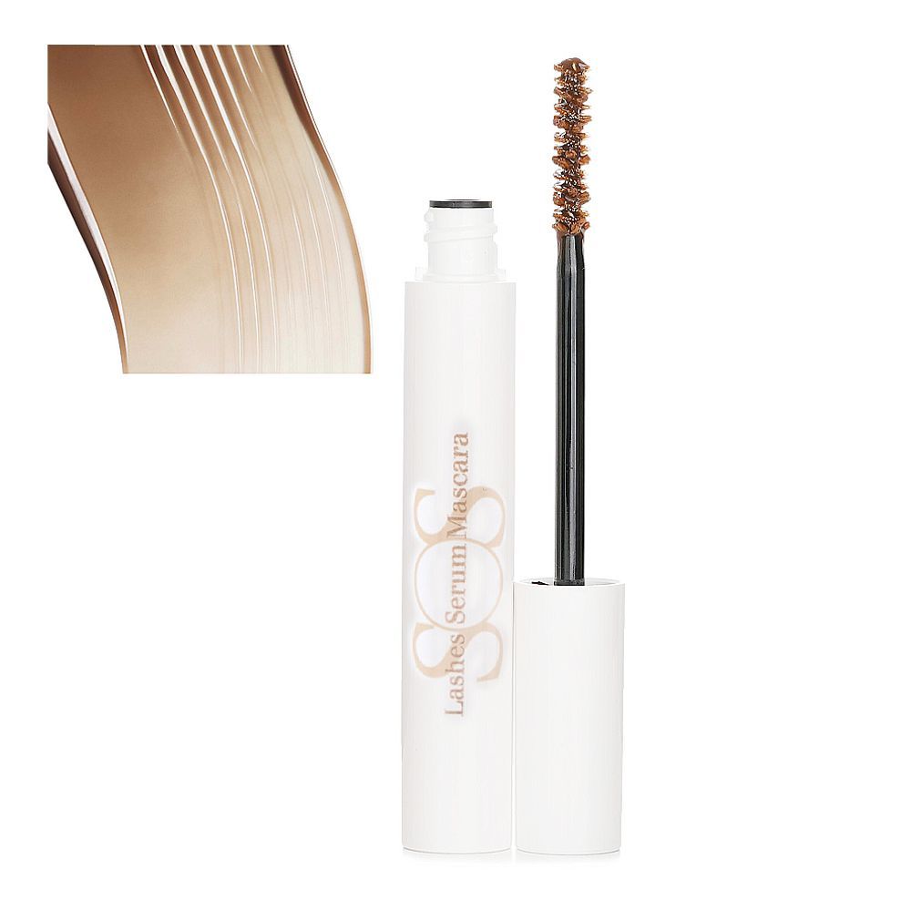 Clarins Paris Sos Lashes Serym Mascara, Castor Oil, Caramel, 8ml - Main Image
