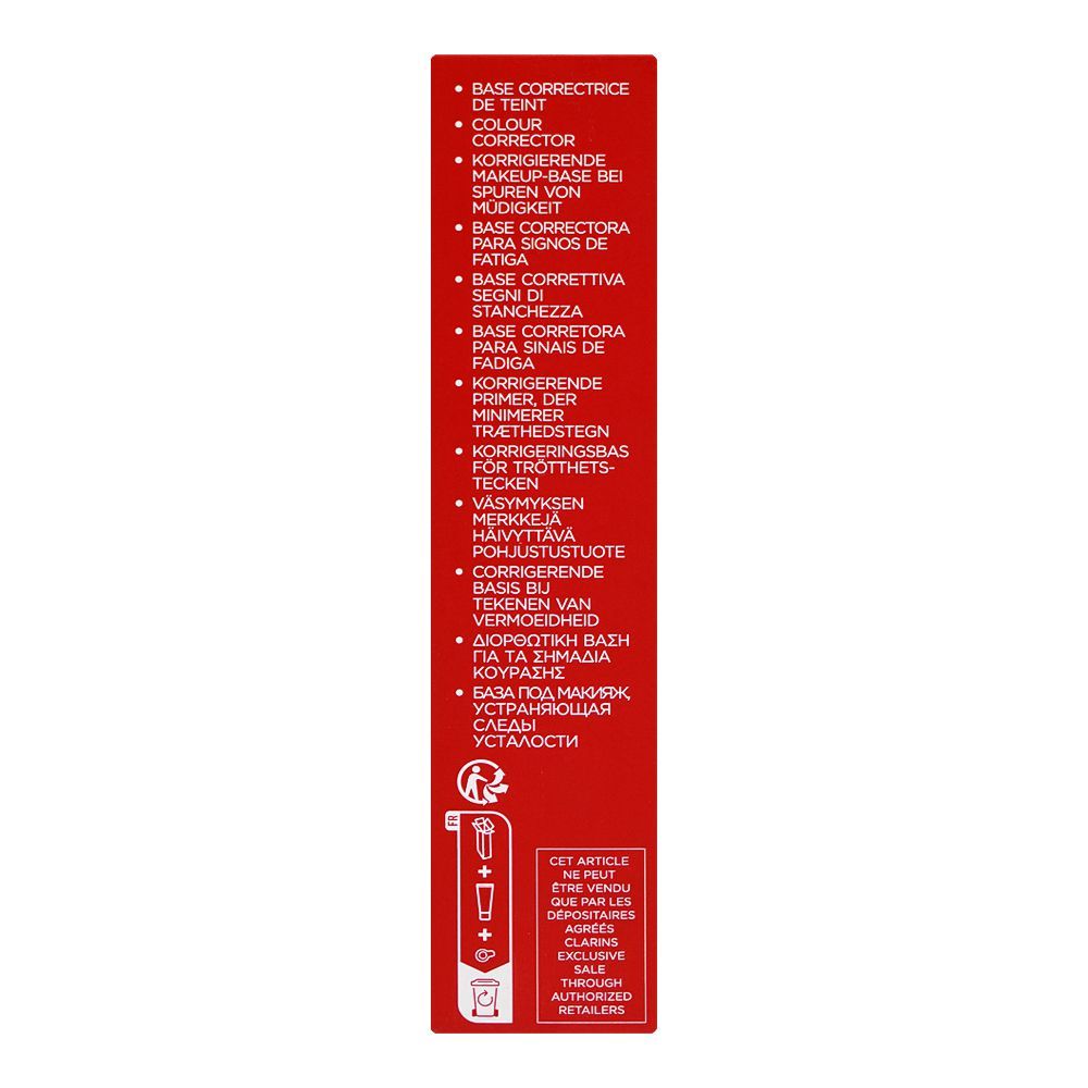 Clarins Paris Sos Primer Blurs Imperfections Preps & Hydrates, Pink, 30ml - Image 3