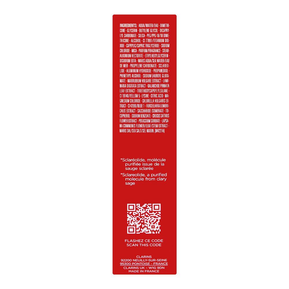 Clarins Paris Sos Primer Blurs Imperfections Preps & Hydrates, Green, 30ml - Image 2