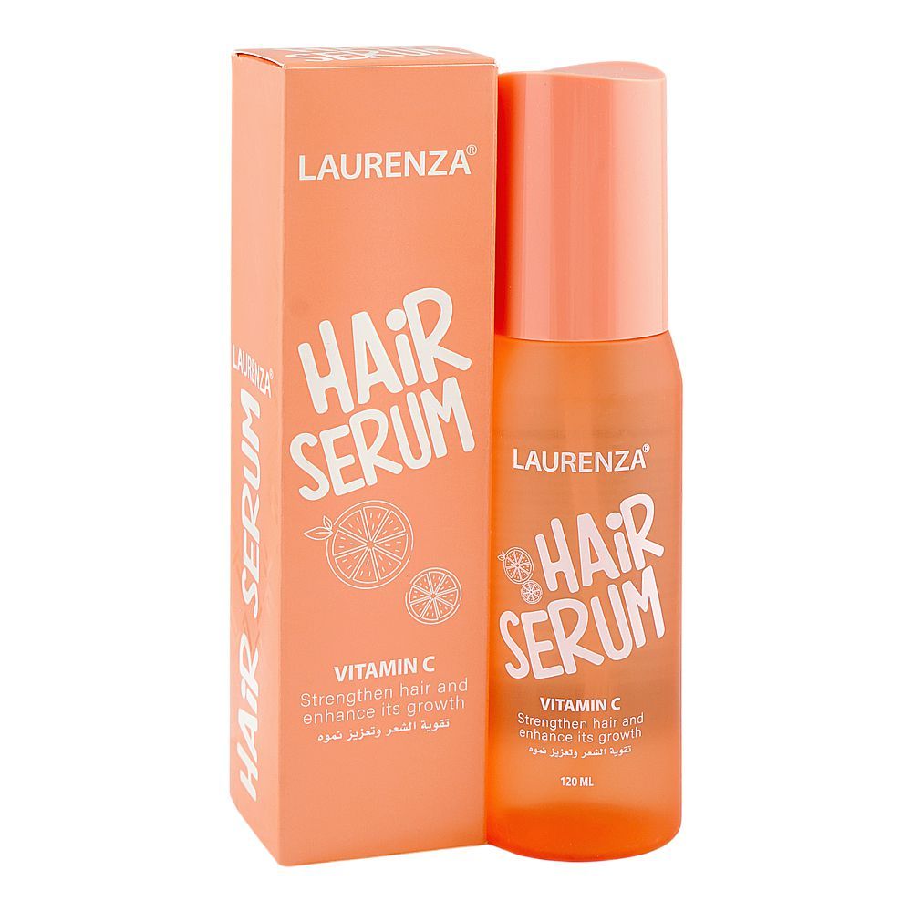Laurenza Vitamin C Hair Serum, Mineral Oil, Ternifolia Seed Oil & Jojoba Seed Oil, For Hair Growth, 120ml - Main Image
