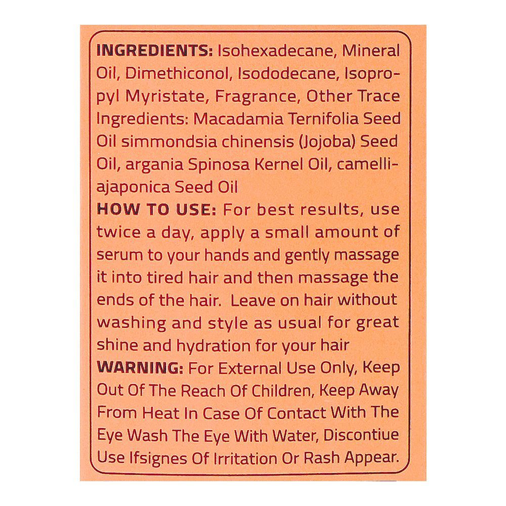 Laurenza Vitamin C Hair Serum, Mineral Oil, Ternifolia Seed Oil & Jojoba Seed Oil, For Hair Growth, 120ml - Image 3