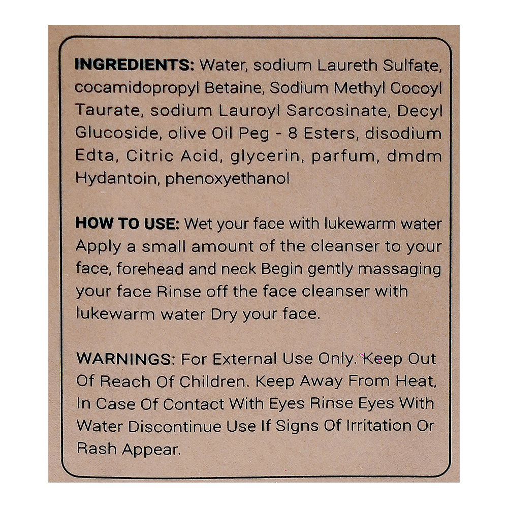 Laurenza AHA + BHA Face Wash, Citric Acid, Olive Oil, 100ml - Image 3