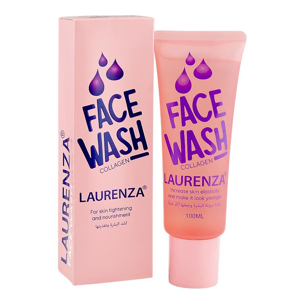 Laurenza Collagen Face Wash, Citric Acid, Glycerin, For Skin Nourishment, 100ml - Main Image