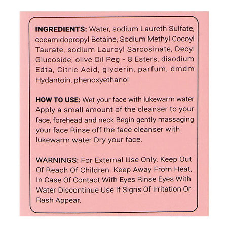 Laurenza Collagen Face Wash, Citric Acid, Glycerin, For Skin Nourishment, 100ml - Image 3