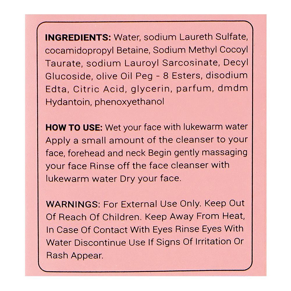 Laurenza Collagen Face Wash, Citric Acid, Glycerin, For Skin Nourishment, 100ml - Image 3