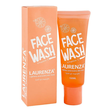 Laurenza Vitamin C Face Wash, Olive Oil, Citric Acid, For Even Skin Tone, 100ml - Main Image