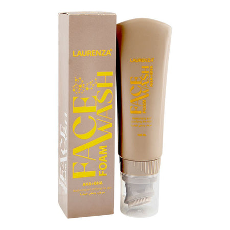 Laurenza AHA + BHA Foam Face Wash, Olive Oil, Glycerin, 100ml - Main Image