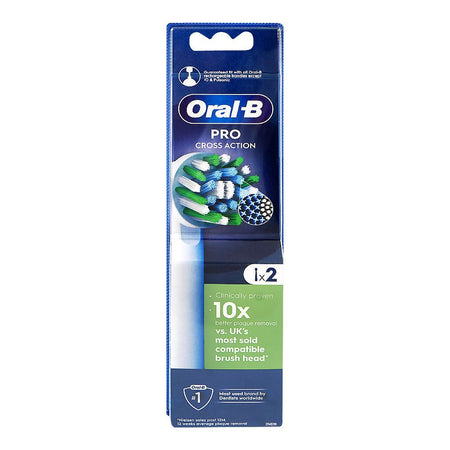 Oral-B Pro Cross Action Replacement Brush Heads, 2-Pack - Main Image