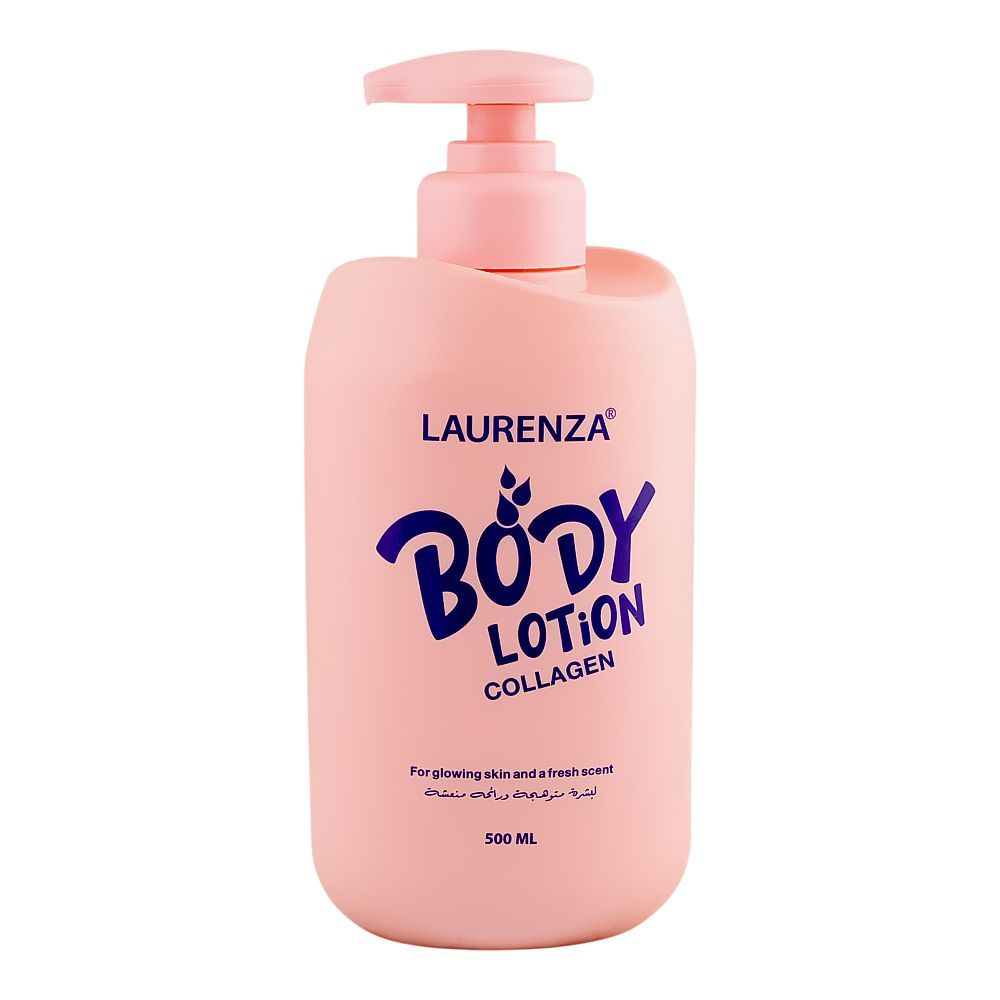 Laurenza Collagen Body Lotion, Glycerin, Citric Acid, For Glowing Skin, 500ml - Main Image