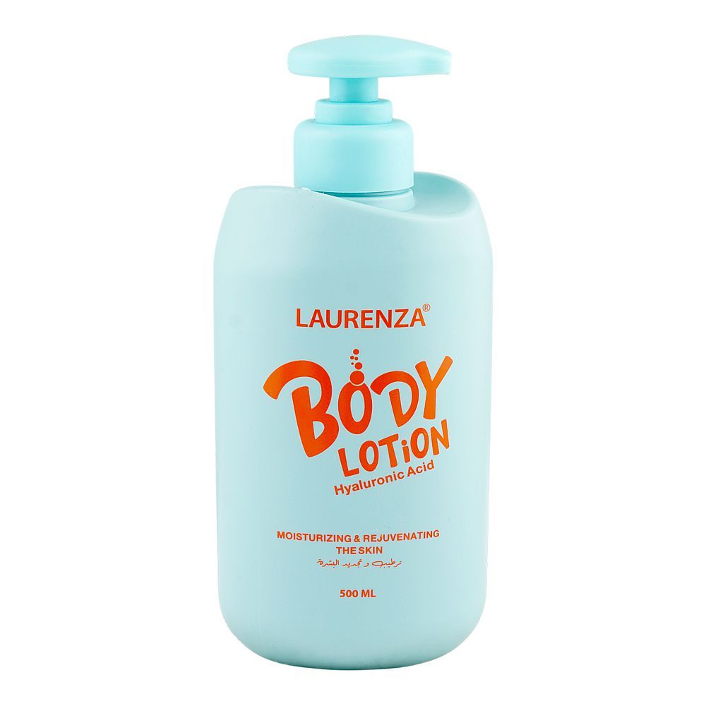Laurenza Hyaluronic Acid Body Lotion, Glycerin, Citric Acid, For Moisturizing Skin, 500ml - Main Image
