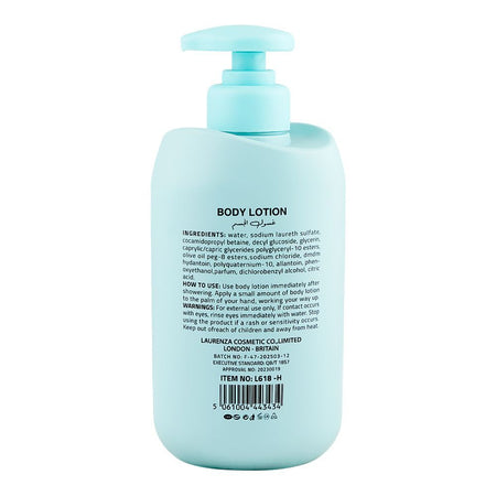 Laurenza Hyaluronic Acid Body Lotion, Glycerin, Citric Acid, For Moisturizing Skin, 500ml - Image 2