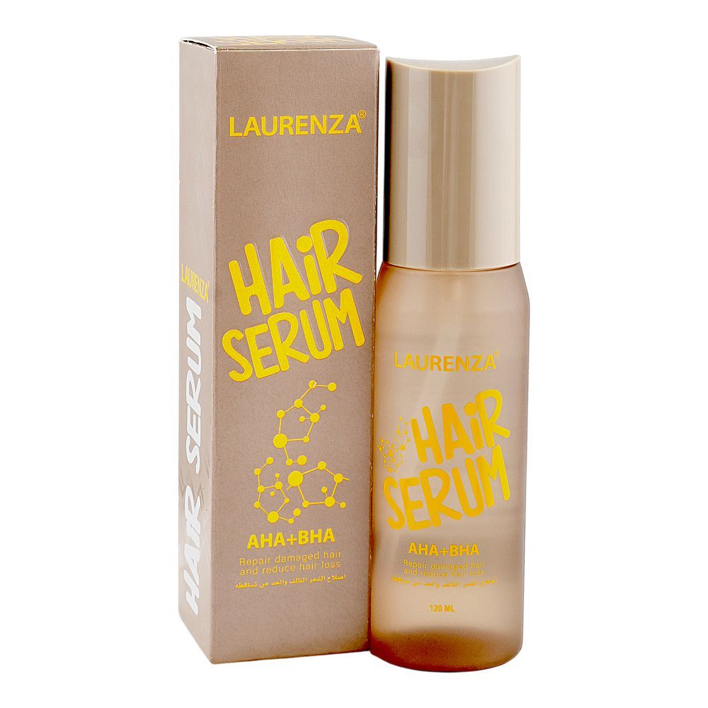Laurenza AHA + BHA Hair Serum, Ternifolia Seed Oil + Jojoba Seed Oil, For Damaged Hair, 120ml - Main Image