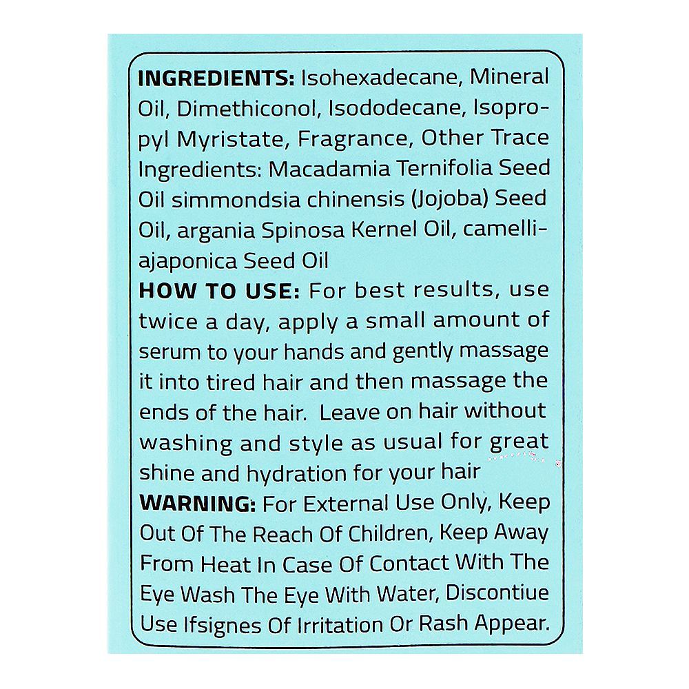 Laurenza Hyaluronic Acid Hair Serum, Mineral Oil, Jojoba Oil, For Damaged Hair, 120ml - Image 3