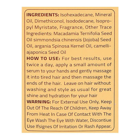 Laurenza Vitamin E Hair Serum, Mineral Oil, Jojoba Seed Oil, For Frizzy Hair, 120ml - Image 3