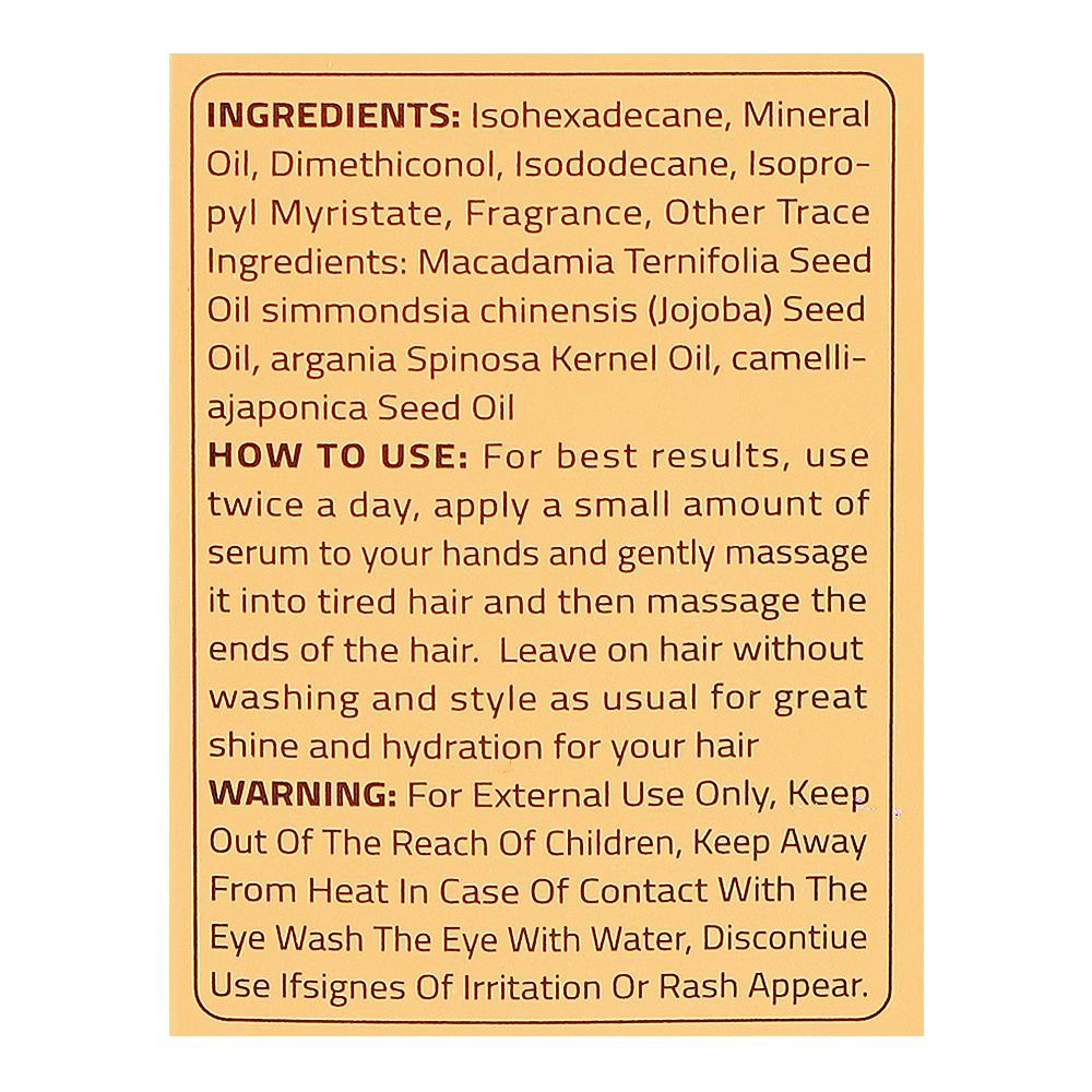 Laurenza Vitamin E Hair Serum, Mineral Oil, Jojoba Seed Oil, For Frizzy Hair, 120ml - Image 3
