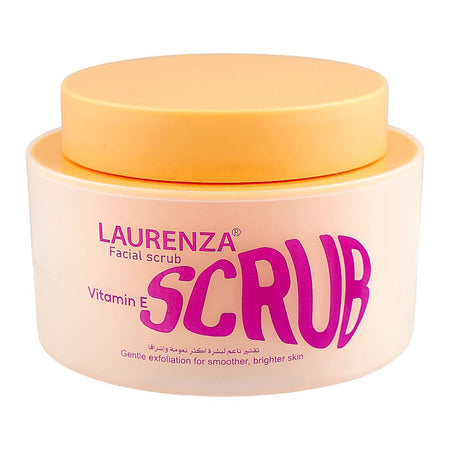 Laurenza Vitamin E Facial Scrub, Mineral Oil, Glycerin & Shea Butter, For Smoother & Brighter Skin, 100ml - Main Image