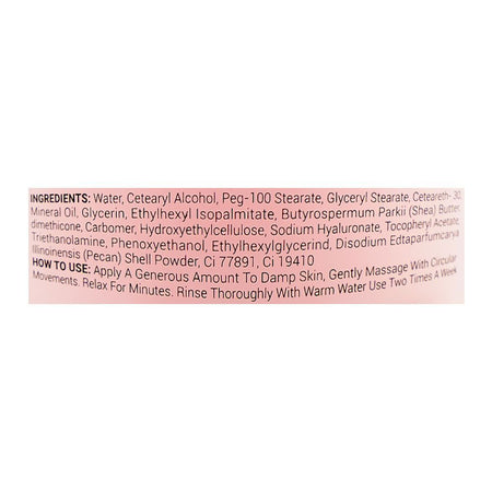 Laurenza Collagen Facial Scrub, Mineral Oil, Glycerin, Shea Butter, For Dead Skin Cells, 100ml - Image 3