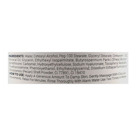 Laurenza AHA + BHA Facial Scrub, Glycerin, Shea Butter, For Smooth & Radiant Skin, 100ml - Image 3