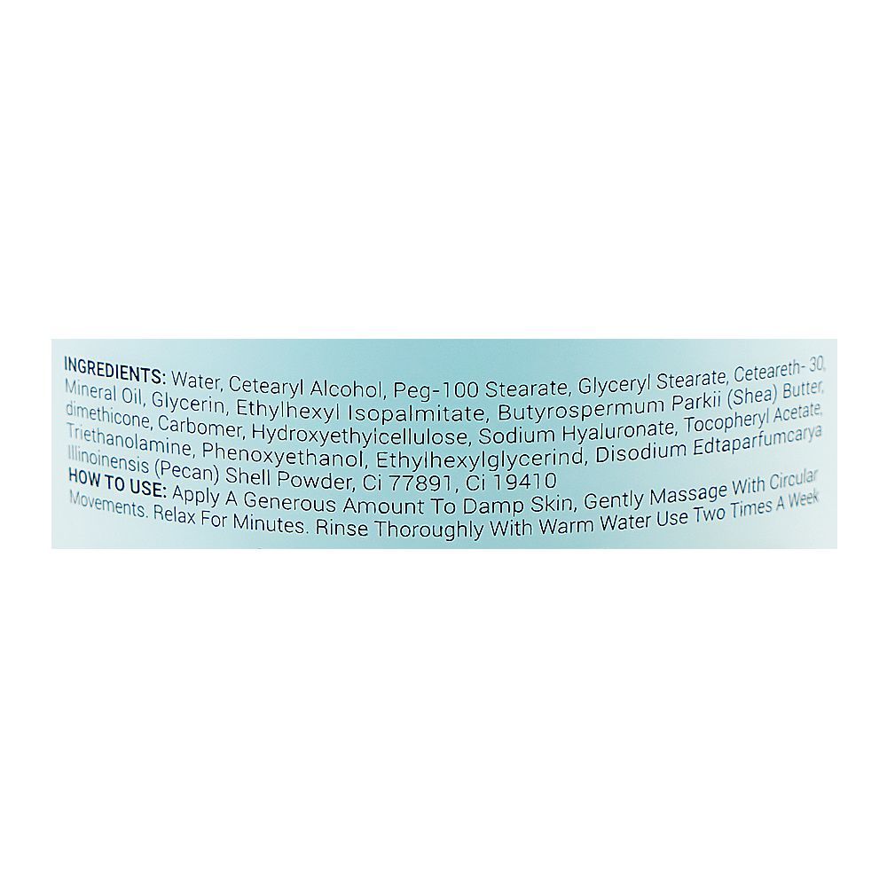 Laurenza Hyaluronic Acid Facial Scrub, Mineral Oil, For Dead Skin Cells, 100ml - Image 3