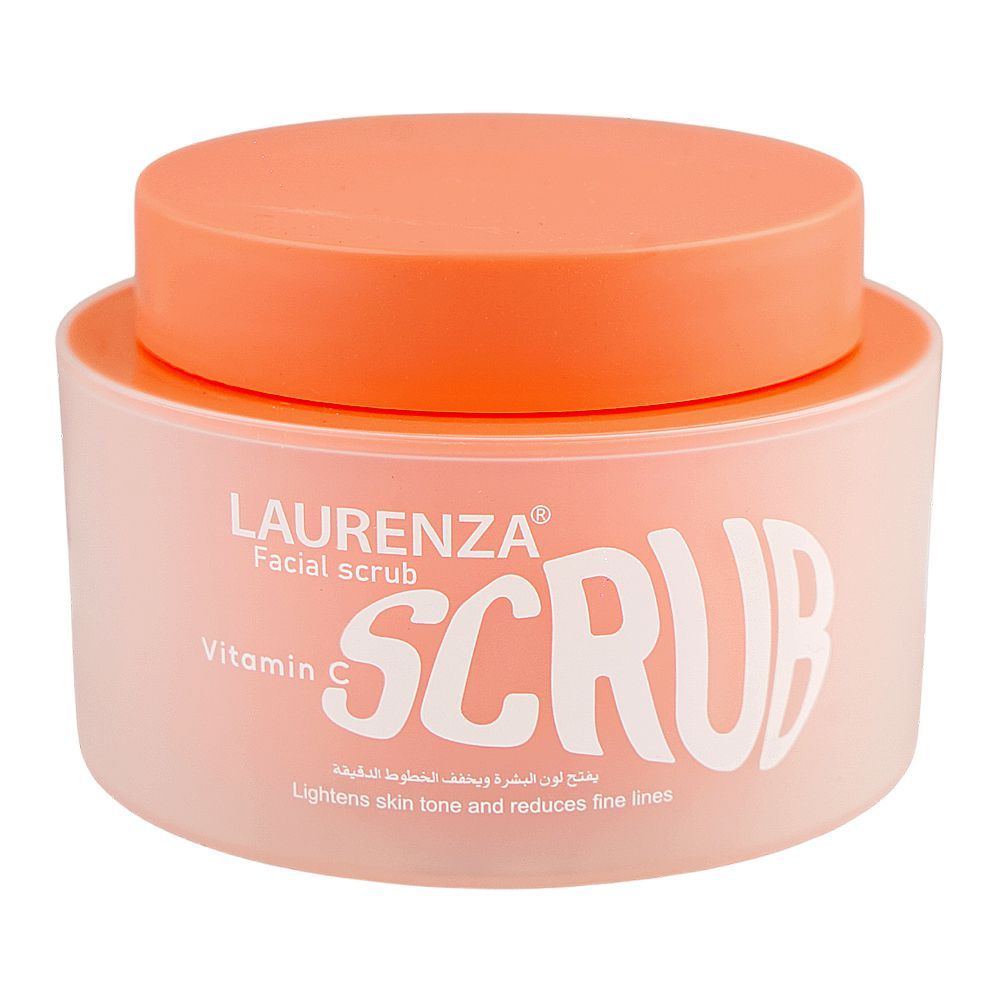 Laurenza Vitamin C Facial Scrub, Mineral Oil, Glycerin, For Reducing Fine Lines, 100ml - Main Image