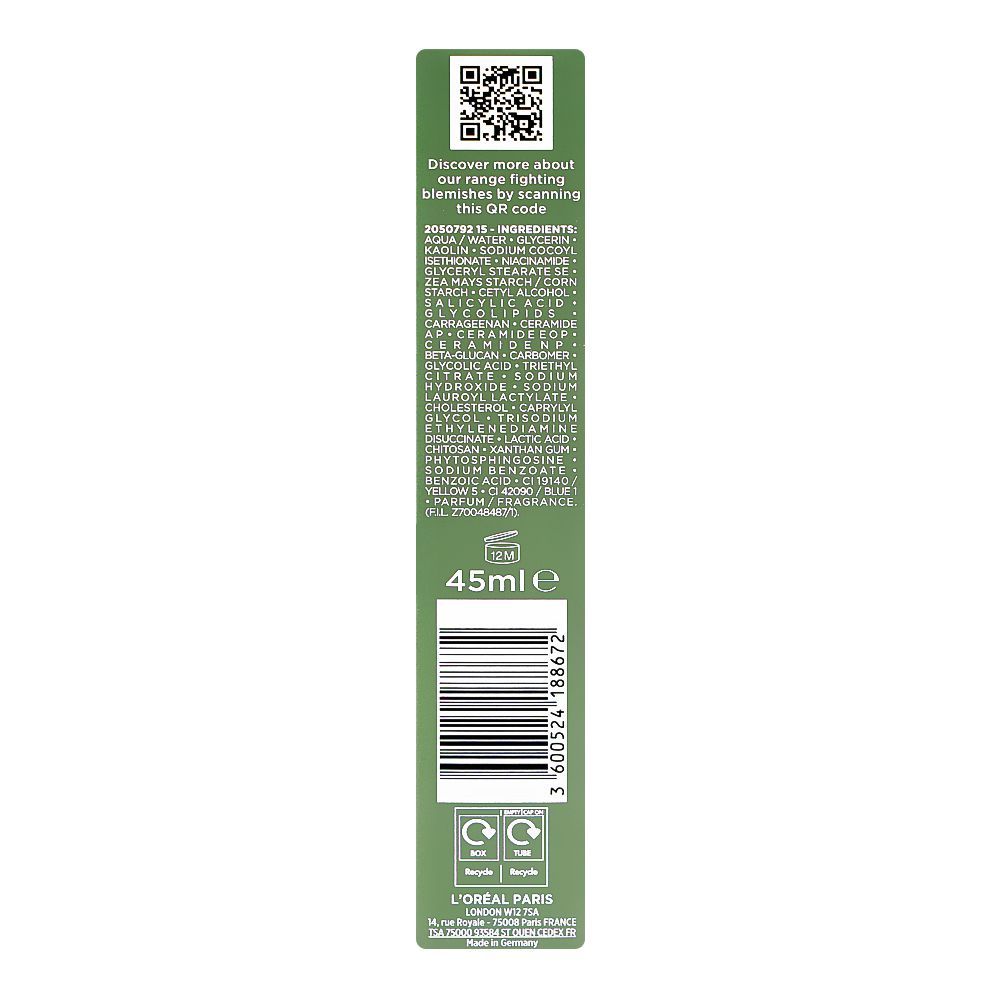 L'Oreal Paris Men Expert Derma Control SOS Pimple Paste, Niacinamide, Glycolic Acid, For Oily Skin, 45ml - Image 2