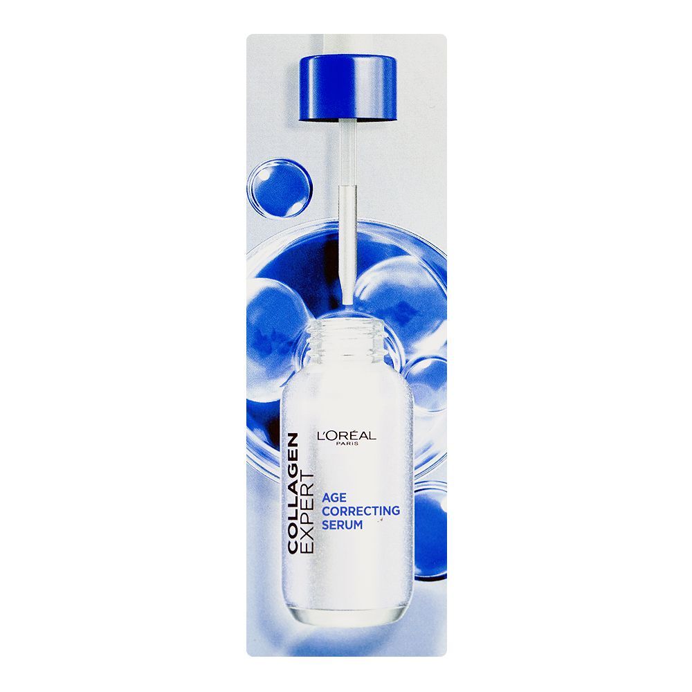 L'Oreal Paris Collagen Expert Age-Correcting Serum, Glycerin + Collagen Peptide Fractions, For All Types Of Skin, 30ml - Image 2