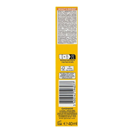 Garnier Skin Active Vitamin C Daily UV Glow-Boosting Fluid, SPF50+ Vegan, 40ml - Image 3