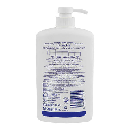 Johnson's PH 5.5 Soap Free 2-In-1 Body Wash With Moisturizers, 1000ml - Image 2