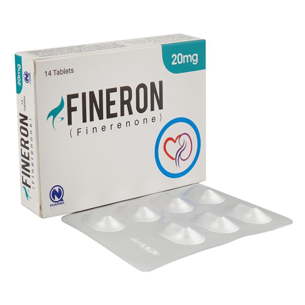 N Pharma Fineron Tablet, 20mg, 14-Pack - Main Image