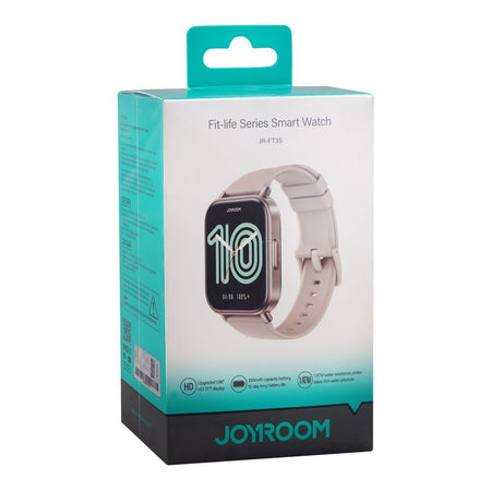 Joyroom 1.96 Inches HD TFT Display Fit-Life Series Smart Watch, 350mAh Battery, 1 ATM Water Resistance, 8-10 Days Run Time, Titanium, JR-FT3S - Image 2