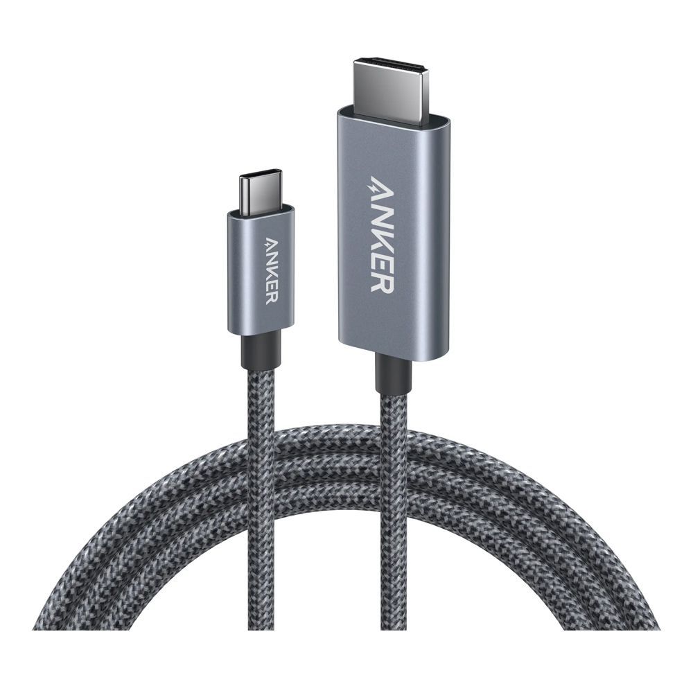 Anker Nano High-Definition Screen Casting Cable, 3-Feet, USB-C To HDMI, 4K Braided, A87E0H11 - Main Image