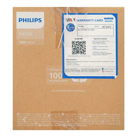 Philips 1000 Series Kettle, 1.7 Liter, 1850-2200W, 220-240V, HD-9314/90 - Image 3