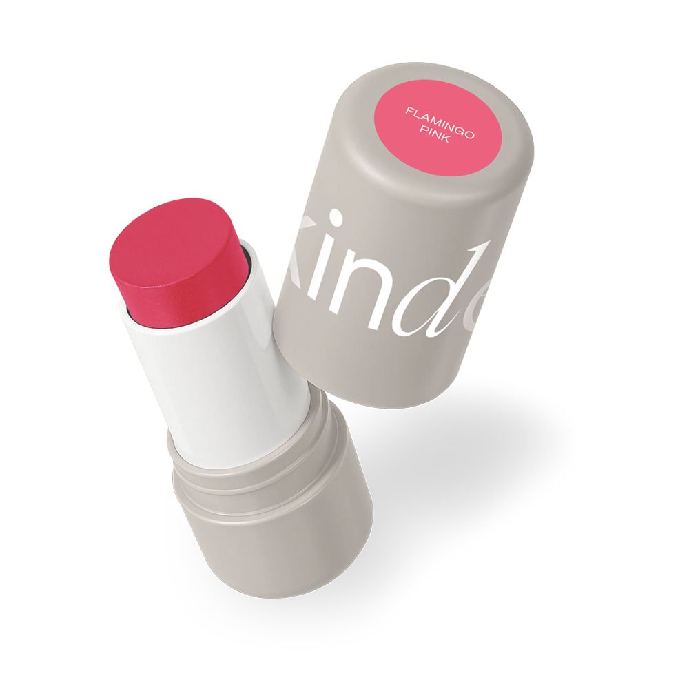 Skin Deep Velvet Flush Lip + Cheek Blush, Flamingo Pink, 10g - Image 2
