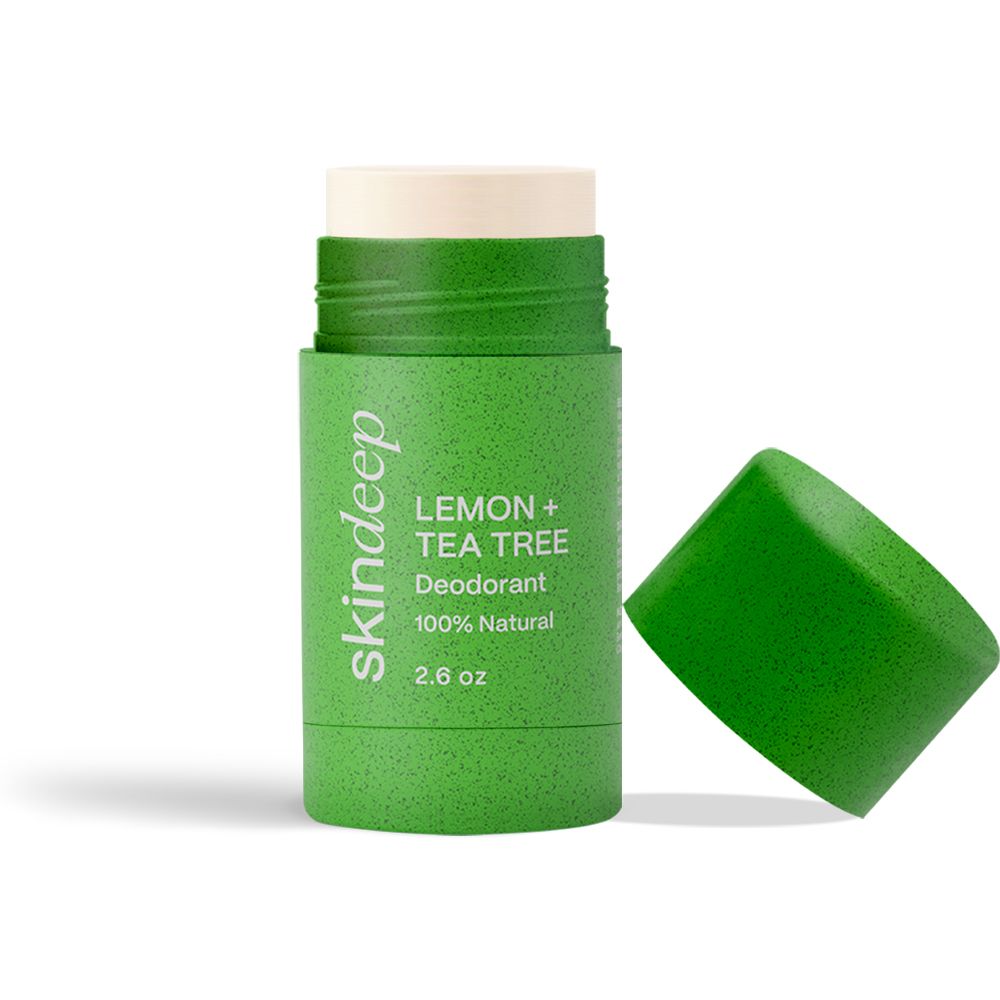 Skin Deep Lemon + Tea Tree Deodorant, Coconut Oil, Paraben & Silicone Free, 2.6Oz - Main Image