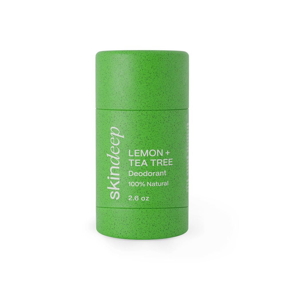 Skin Deep Lemon + Tea Tree Deodorant, Coconut Oil, Paraben & Silicone Free, 2.6Oz - Image 2