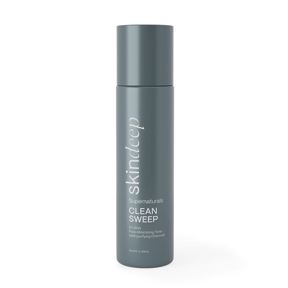 Skin Deep Super Naturals Clean Sweep 2% BHA Pore-Minimizing Toner, Salicylic Acid, Activated Charcoal, For Smoother & Radiant Skin, 120ml - Main Image