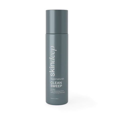 Skin Deep Super Naturals Clean Sweep 2% BHA Pore-Minimizing Toner, Salicylic Acid, Activated Charcoal, For Smoother & Radiant Skin, 120ml - Main Image