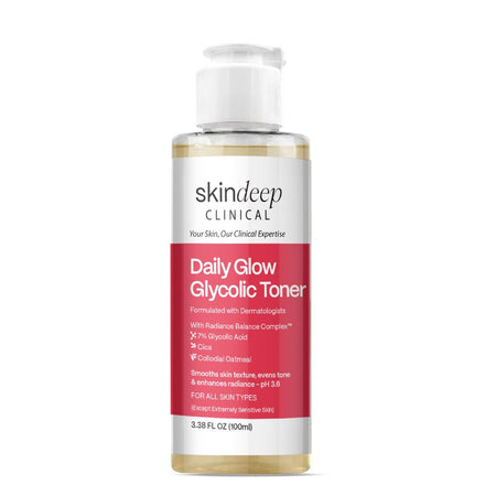 Skin Deep Clinical Daily Glow Glycolic Toner, Glycolic Acid, For All Types Of Skin, 100ml - Main Image