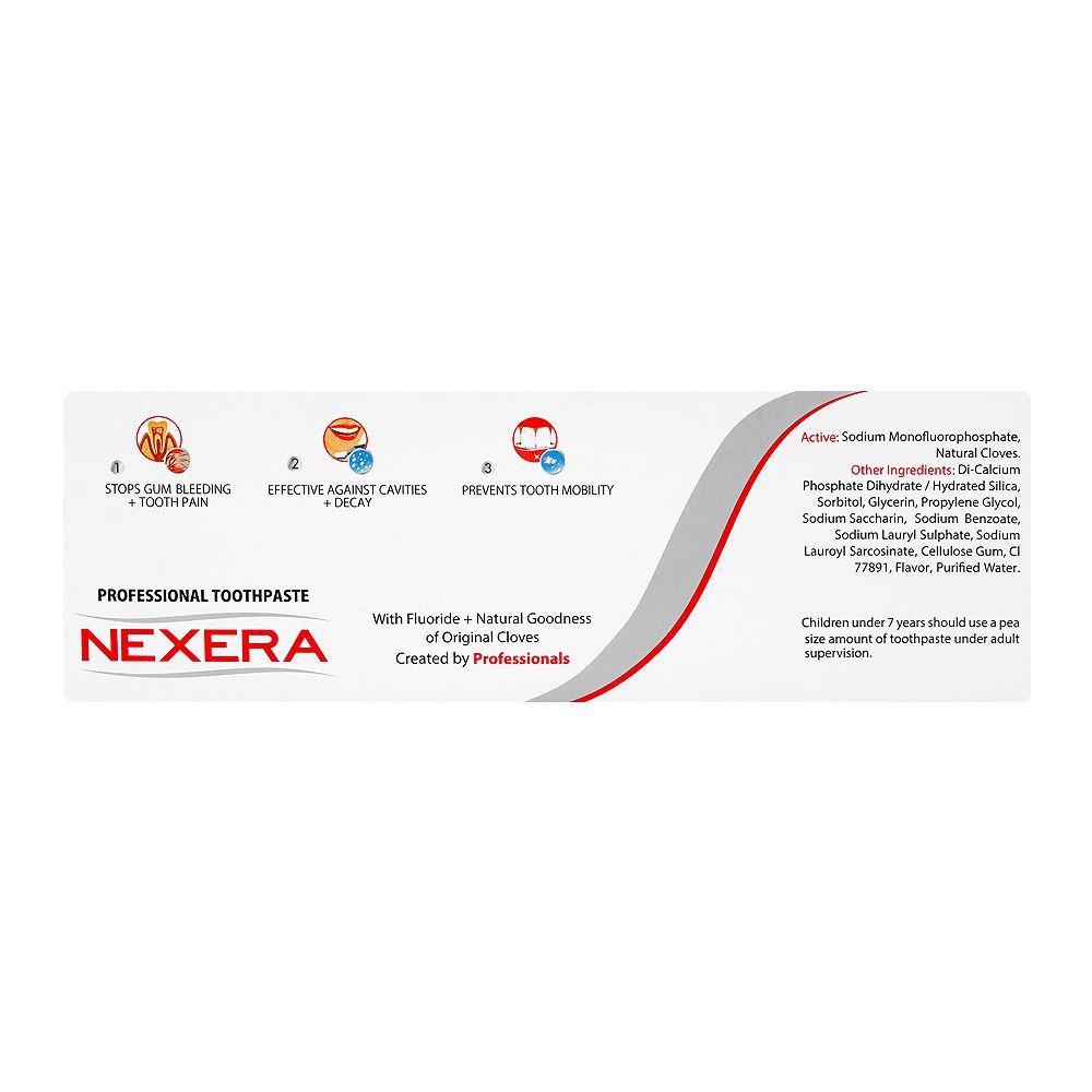 Nexera Professional Toothpaste, 140g, With ToothBrush - Image 5