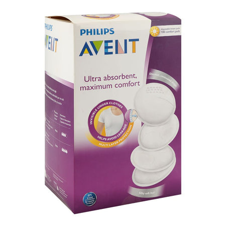 Avent Comfort Disposable Breast Pads, SCF-254/10, 100-Pack - Main Image