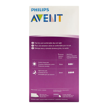 Avent Comfort Disposable Breast Pads, SCF-254/10, 100-Pack - Image 3