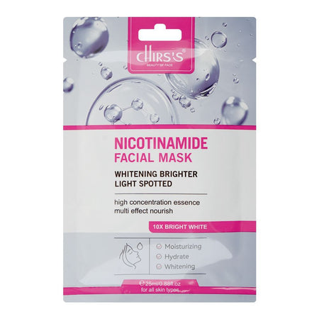 Chirs's Professional Beauty Of Face Nicotinamide Facial Mask, Niacinamide, Glycol, For All Types Of Skin, 25ml - Main Image