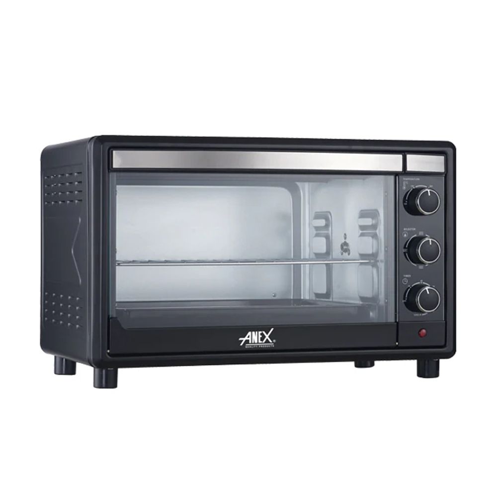 Anex Deluxe Oven Toaster, 1600W, 220V-240V, 32 Liters, Black, AG-3067 - Main Image
